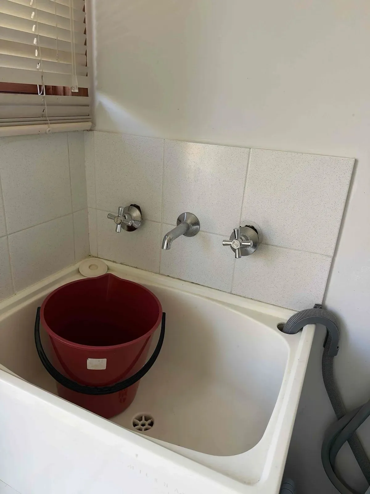 New wall taps over the trough